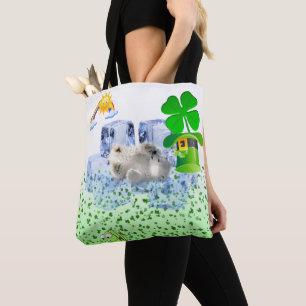 Tote Bag Saint Patrick's Day Polar Bear Tasche