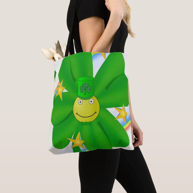 Tote Bag Saint Patrick's Day Rainbow Tasche (Von Nahem)