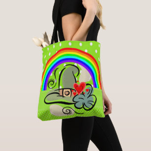 Tote Bag Saint Patrick's Day Rainbow Tasche
