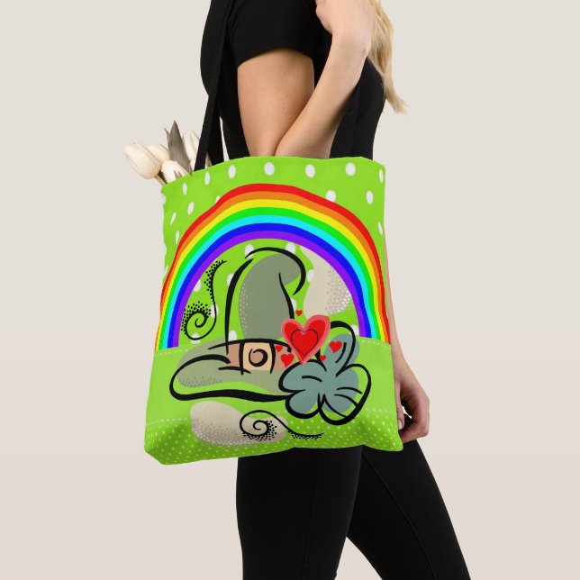 Tote Bag Saint Patrick's Day Rainbow Tasche (Von Nahem)