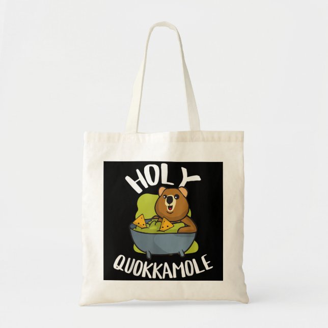 Tote Bag Saint Quokkamole Quokka Avocado Lover Guacamole Au (Devant)