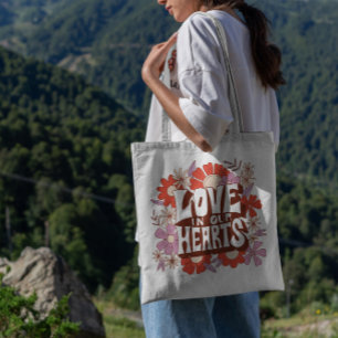 Tote Bag Saint Valentin Amour Floral