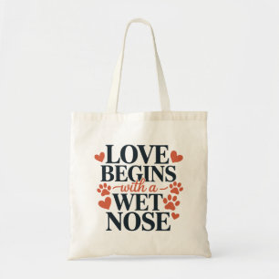 Tote Bag Saint-Valentin de la Maman de Chien