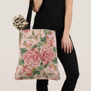 Tote Bag Saint-Valentin romantique avec de belles roses, ro