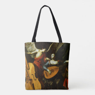 Tote Bag Sainte Cécile et l'ange par Carlo Saraceni