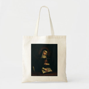 Tote Bag Sainte Gertrude la Grande bénédictine allemande