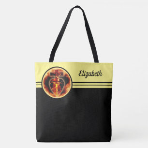 Tote Bag Sainte Trinité catholique Jésus sur la croix