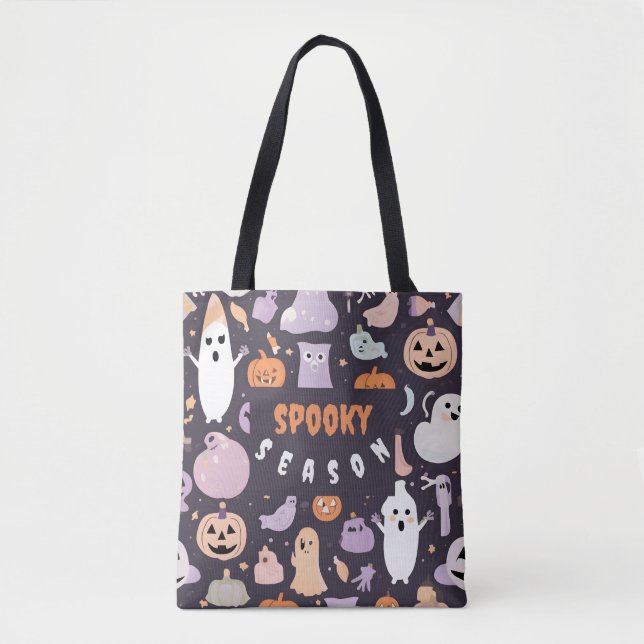 Tote Bag Saison Éffrayante Pastel (Devant)