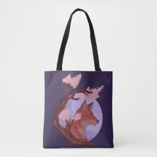 Tote Bag Sakura Fox