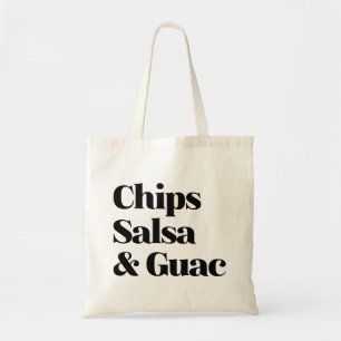 Tote Bag Salsa Chips Et Guac