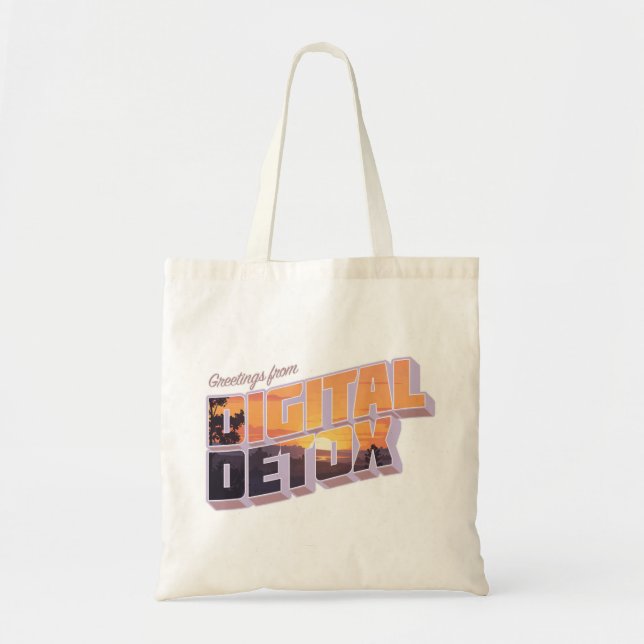 Tote Bag Salutations de Digital Detox (Devant)