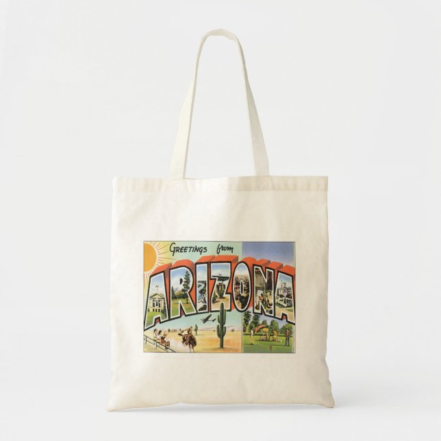 Tote Bag Salutations De L'Arizona (Devant)