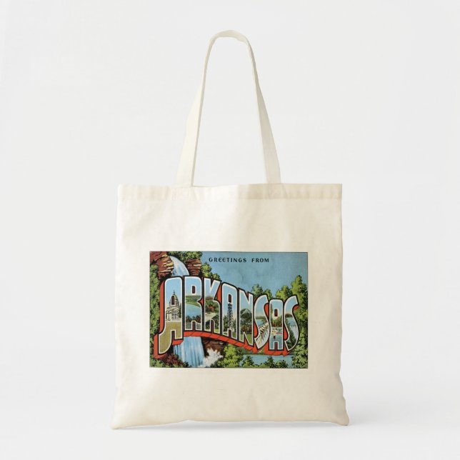 Tote Bag Salutations De L'Arkansas (Devant)