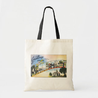 Tote Bag Salutations du Connecticut, cru