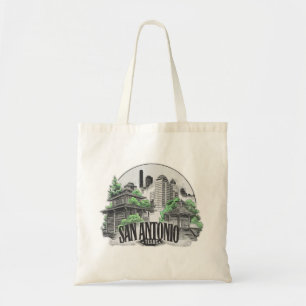 Tote Bag San Antonio City Texas USA