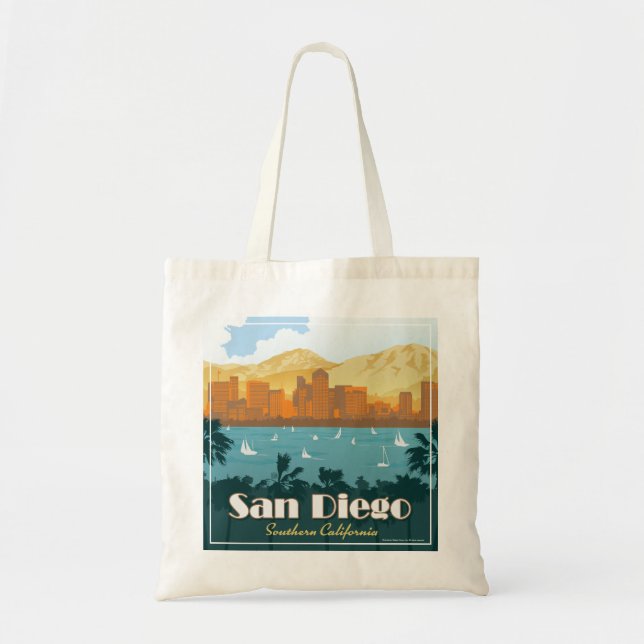 Tote Bag San Diego, CA (Devant)