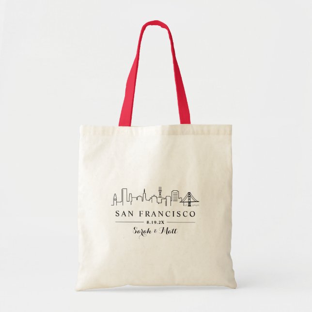 Tote Bag San Francisco Golden Gate (Devant)