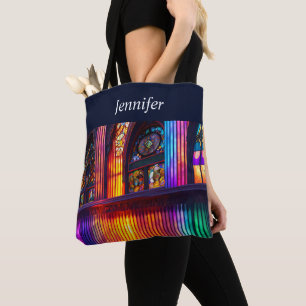 Tote Bag Sanctuaire   Rainbow Church Art