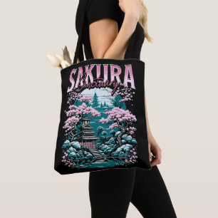 Tote Bag Sanctuaire Sakura Jardin Japonais