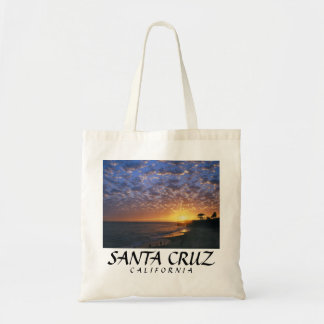 Tote Bag Santa Cruz son coucher du soleil de plage