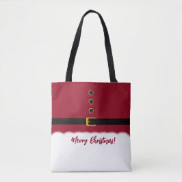 Tote Bag Santas Red Outfit - Noël-