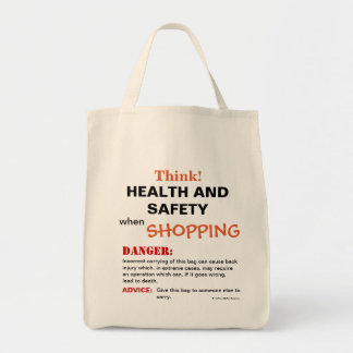 Tote Bag Santé et sécurité Symbole amusant Idée cadeau