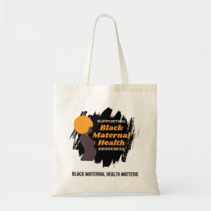 Tote Bag SANTÉ MATERNELLE NOIRE Favoriser la sensibilisatio