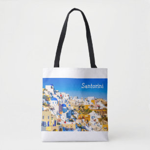 Tote Bag Santorin Grèce