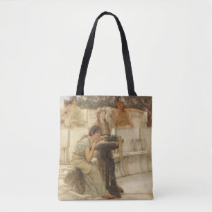 Tote Bag Sappho et Alcaeus par Sir Lawrence Alma Tadema