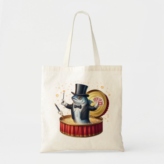 Tote Bag  Sardine Wizard Comedy Escape Magic Trick (Devant)