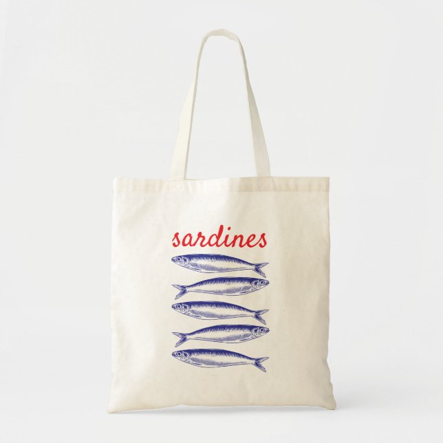 Tote Bag Sardines (Devant)