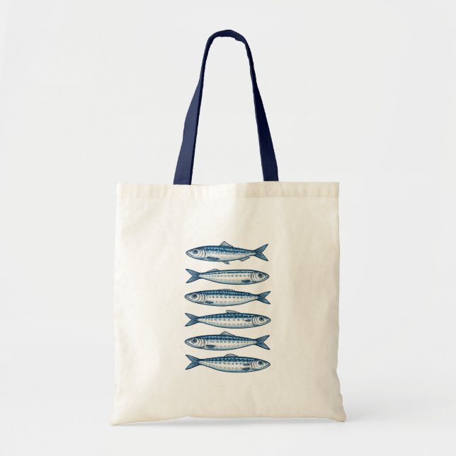 Tote Bag Sardines (Devant)