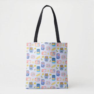 Tote Bag Sardines et citrons