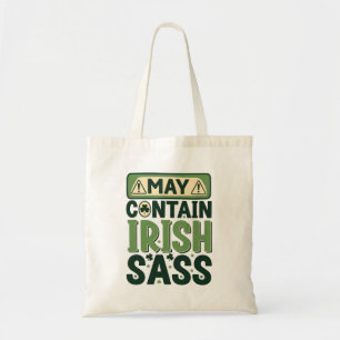 Tote Bag Sass irlandais drôle - Fierté irlandaise sarcastiq