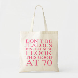 Tote Bag Sassy 70e anniversaire pour les femmes