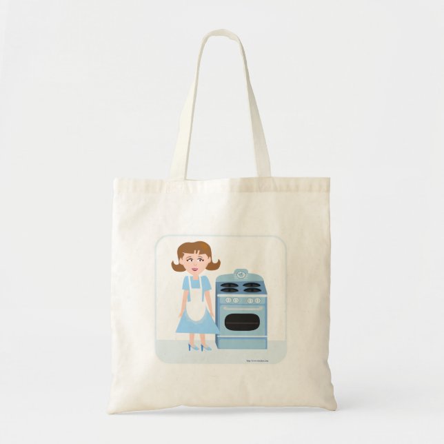 Tote Bag Sassy Cinties Femme au foyer Art Dessin (Devant)