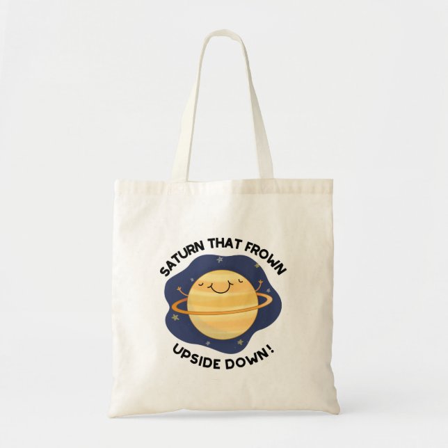 Tote Bag Saturne Qui A Froid À L'Arrière Du Jeu De Planète  (Devant)