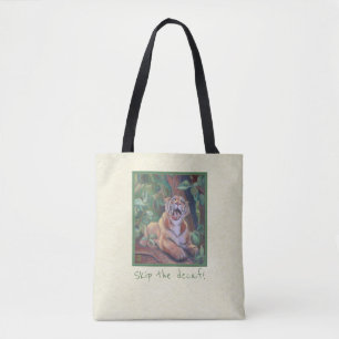 Tote Bag Sautez le Decaf ! Tiger Fourre-tout