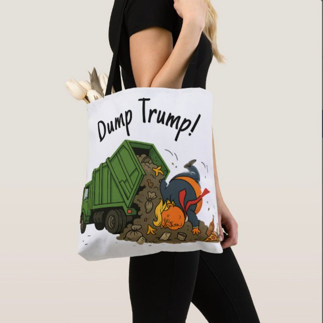 Tote Bag Sautez Trump ! Anti-Trump anti-républicain (Créateur téléchargé)