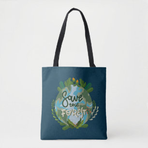 Tote Bag Sauvez la forêt