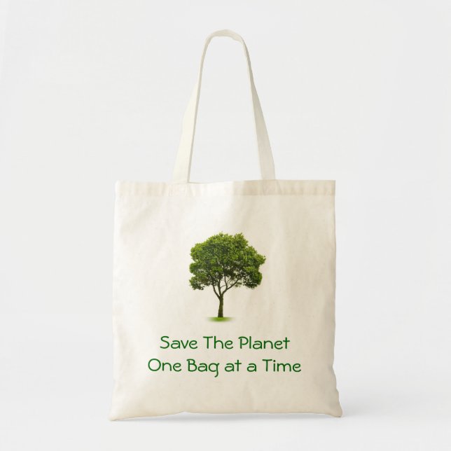 Tote Bag Sauvez la planète (Devant)