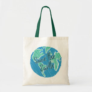 Tote Bag Sauvez la Terre