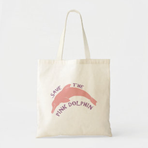 Tote Bag Sauvez le dauphin rose