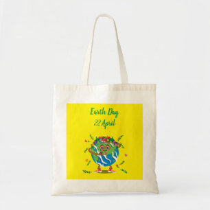 Tote Bag Sauvez le Jour des terres vert