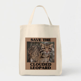 Tote Bag Sauvez le léopard couvert