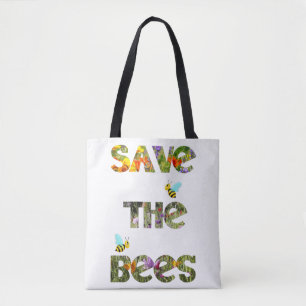 Tote Bag Sauvez les abeilles (anglais)