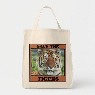 Tote Bag Sauvez les tigres