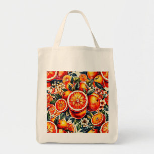 Tote Bag Savoureux Citrus Orange Vibrant