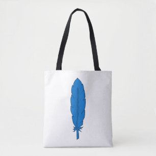 Tote Bag SCA Clan Blue Feather Fourre-tout