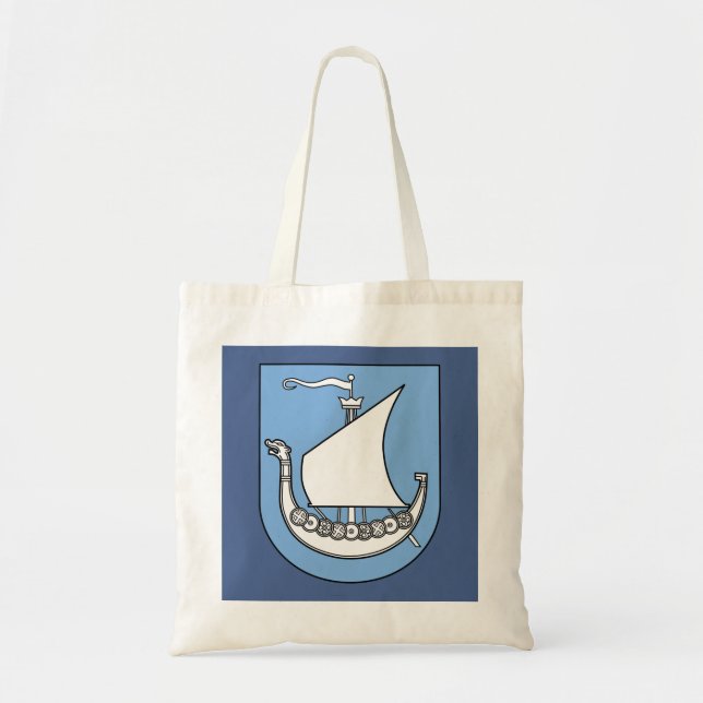 Tote Bag Scandinave de bateau de Viking (Devant)